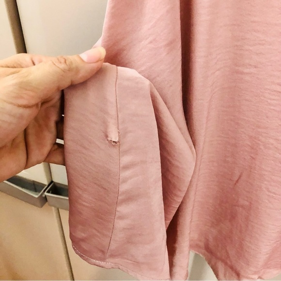 Torrid soft baby pink silky satin tank top plus size 0 - Picture 3 of 7